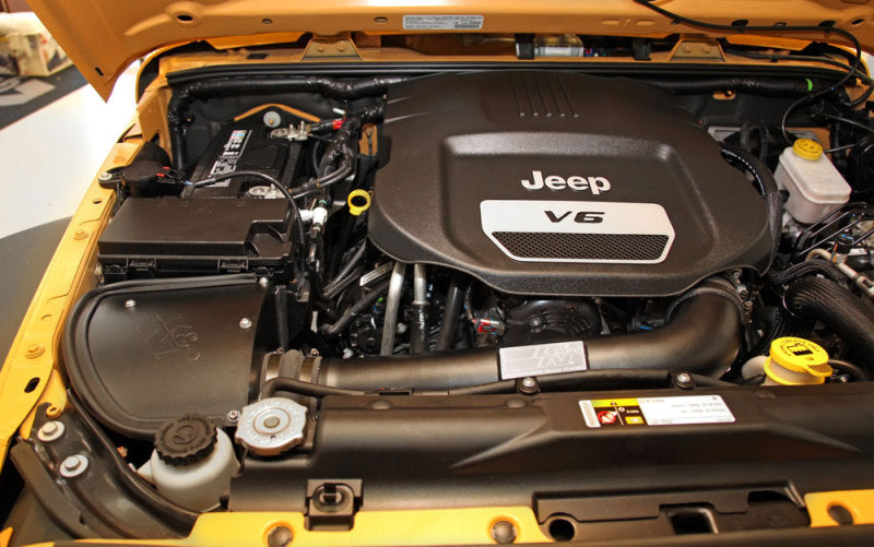 K&N 71 Series Performance Intake Kit for 12-18 Jeep Wrangler 3.6L V6 (12-15 CARB Approved) 71-1566