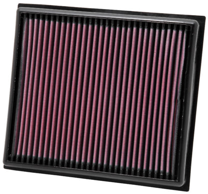 K&N Replacement Air Filter for Opel / Vauxhall / Saab 11.375in O/S L x 10.125in O/S W x 1.625in H 33-2962