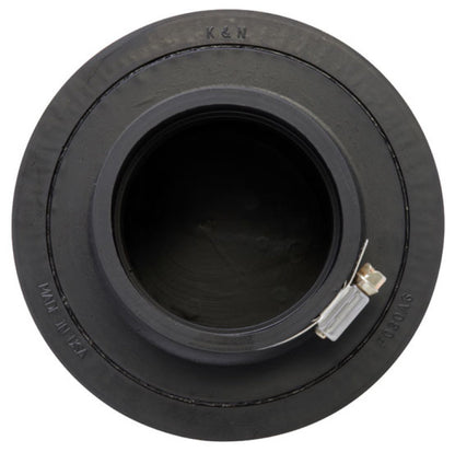 K&N Filter Universal Rubber Filter 3in Flange ID 6in Base OD 5.125in Top OD 5in Height RU-3570