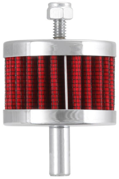 K&N Steel Base Crankcase Vent Filter 3/8in OD Tube  2in OD 1-1/2in Height 62-1090