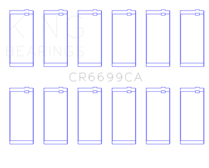 King CA-Series Rod Bearings CR6699CA