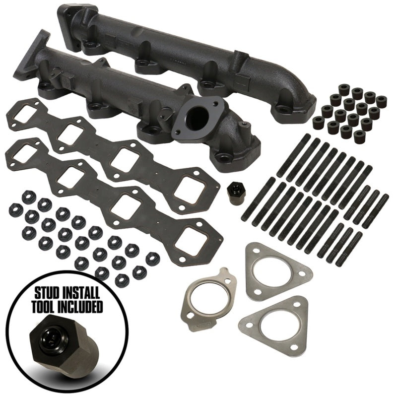 BD Diesel Exhaust Manifold Kit - Ford 2011-2014 F250/F350/F450/F550 6.7L PowerStroke 1043007