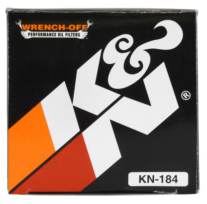 K&N Oil Filter 2.688in Height x 3.031in OD Powersports - Canister KN-184