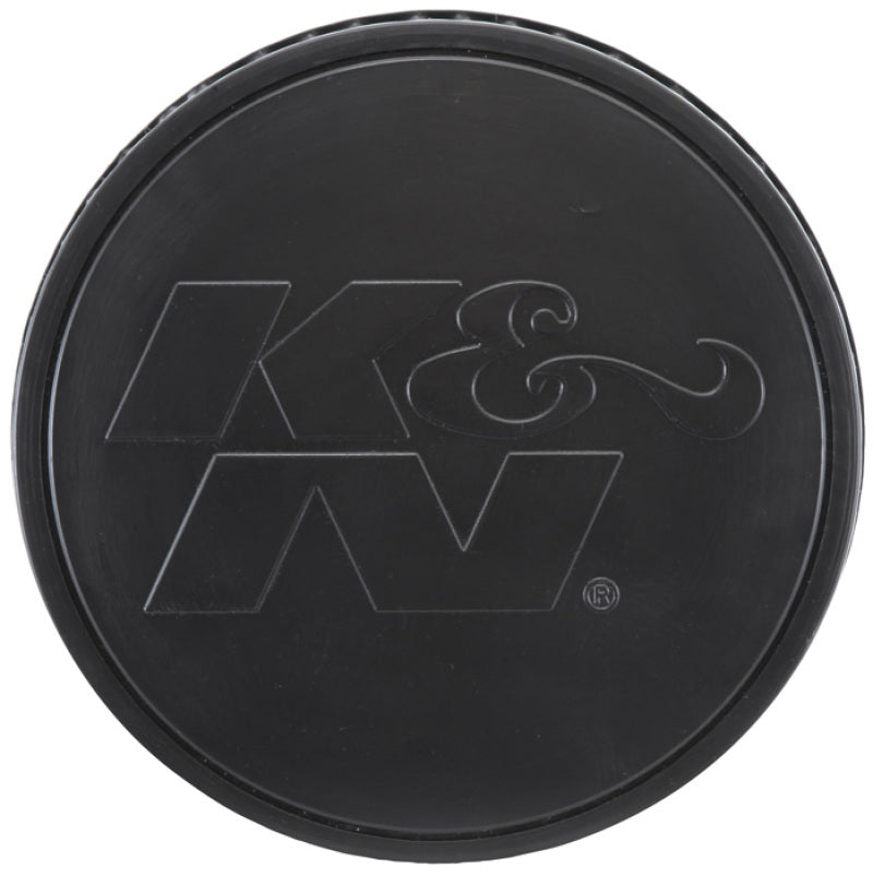 K&N Universal Rubber Filter-Round Tapered 4.5in Flange ID x 8in Base OD x 6.625in Top OD x 8in H RU-5283HBK