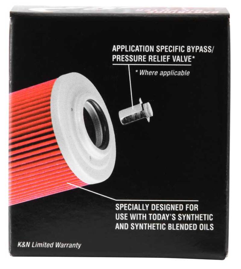 K&N Yamaha / MUZ / MZ / Sachs / Aprilia / Derbi 2.156in OD x 2.313in H Oil Filter KN-145
