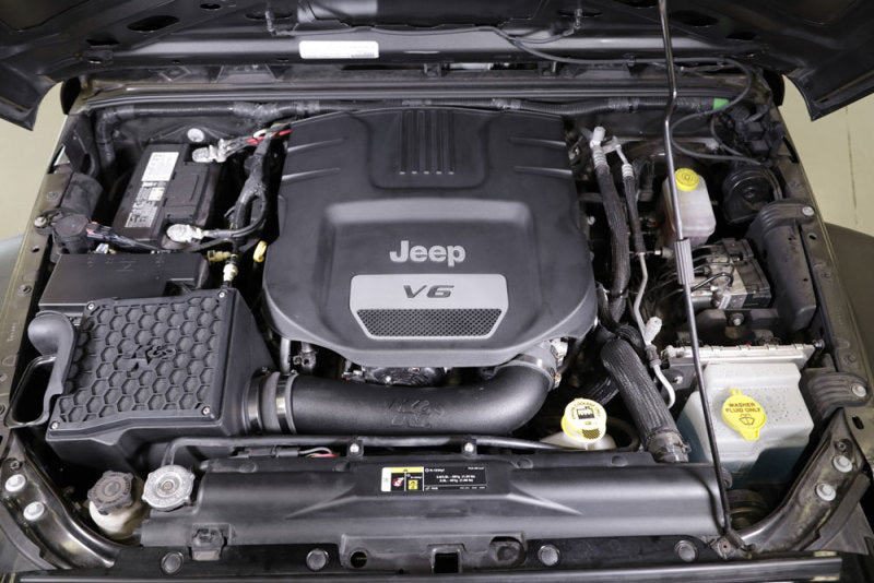K&N 12-18 Jeep Wrangler 3.6L V6 Performance Intake Kit 57-1581