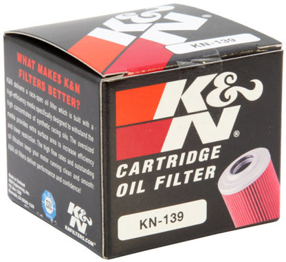 K&N Suzuki / Kawasaki / Arctic 1.75in OD x 1.719in H Oil Filter KN-139