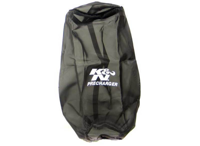 K&N Precharger Air Filter Wrap Black Universal Polyester 12in Height 6in Base Inside Diameter 22-8034PK