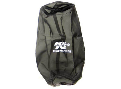 K&N Precharger Air Filter Wrap Black Universal Polyester 12in Height 6in Base Inside Diameter 22-8034PK