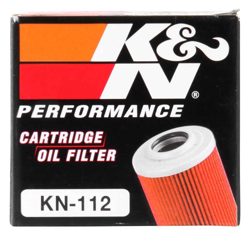 K&N Honda/Kawasaki/Polaris/Suzuki 1.969in OD x .469in ID x 1.438in H Oil Filter KN-112