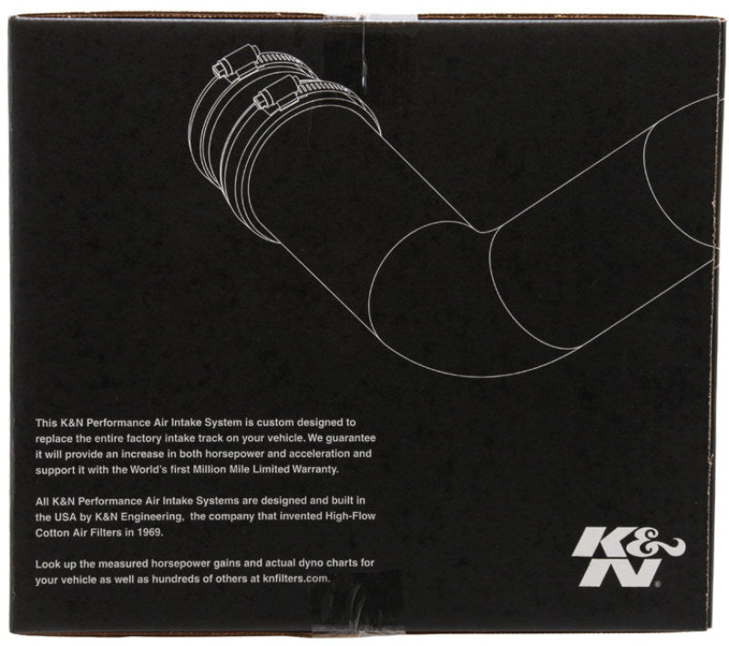 K&N 2012-2014 Ford Edge L4-2.0L F/I Performance Air Intake Kit 77-2586KS