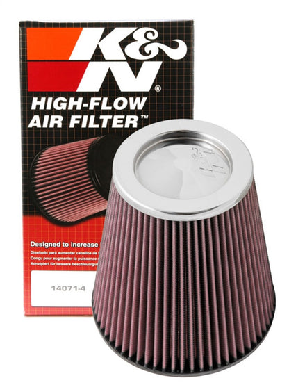 K&N Round Tapered Universal Air Filter 6 inch Flange 7 1/2 inch Base 5 inch Top 7 1/2 inch Height RF-1041