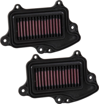 K&N 16-17 Suzuki Boulevard M90 1462CC Replacement Drop In Air Filter (Set of 2) SU-1409