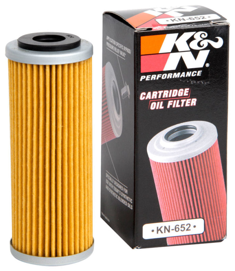K&N 1.313in OD x 3.438in H Oil Filter KN-652