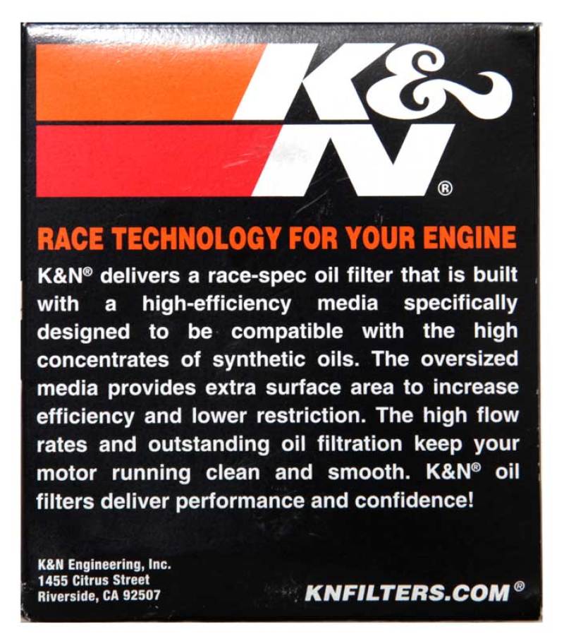 K&N BMW 3.031in OD x 3.531in H Oil Filter KN-163