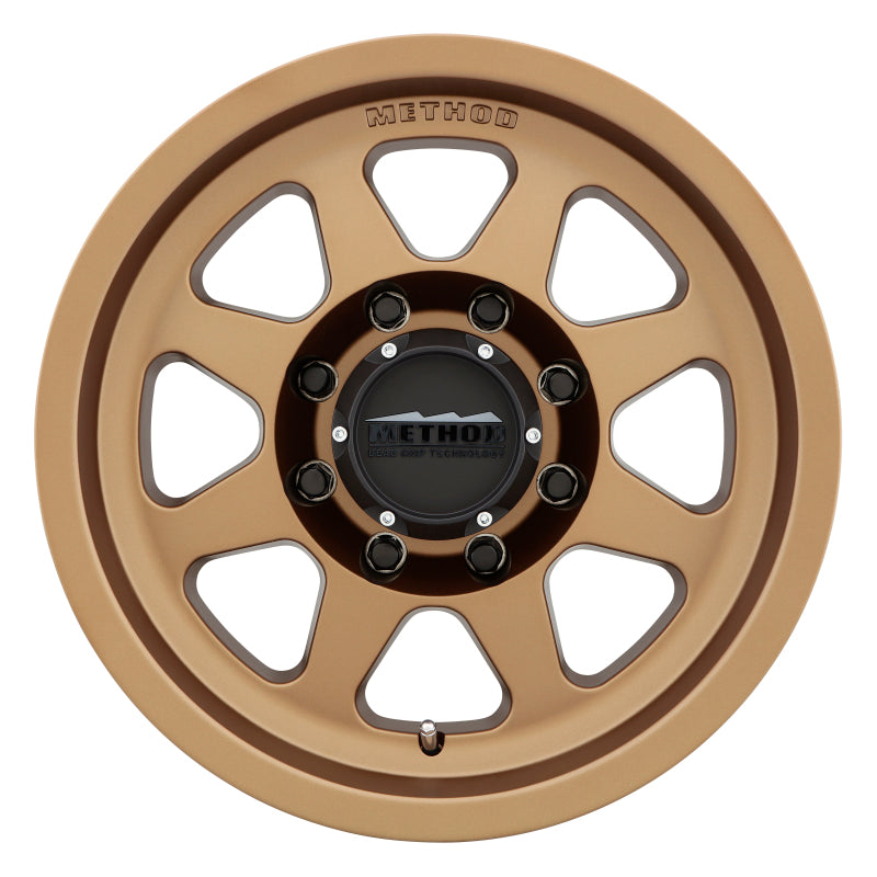 Method MR701 17x8.5 0mm Offset 8x6.5 130.81mm CB Method Bronze Wheel MR70178580900
