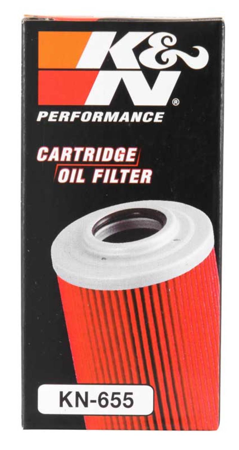 K&N 1.625in OD x 2.719in H Oil Filter KN-655
