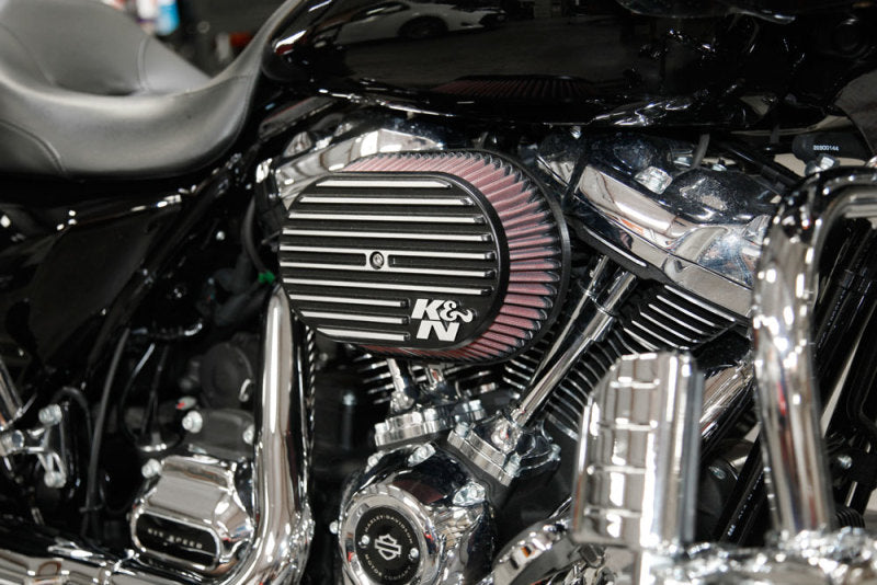 K&N Street Metal Intake System 2017 Harley Davidson Shaker Black H/D Touring Models RK-3956