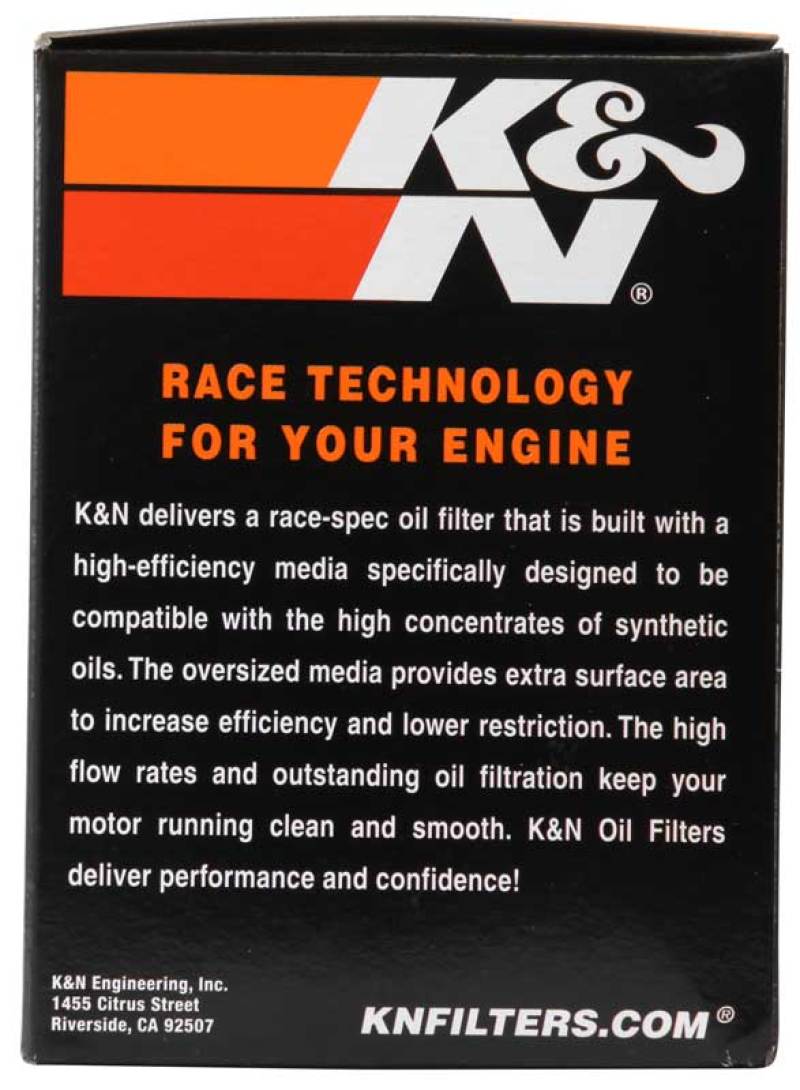 K&N Oil Filter 02-10 Harley Davidson VRSC 3in OD x 3.844in Height KN-174C