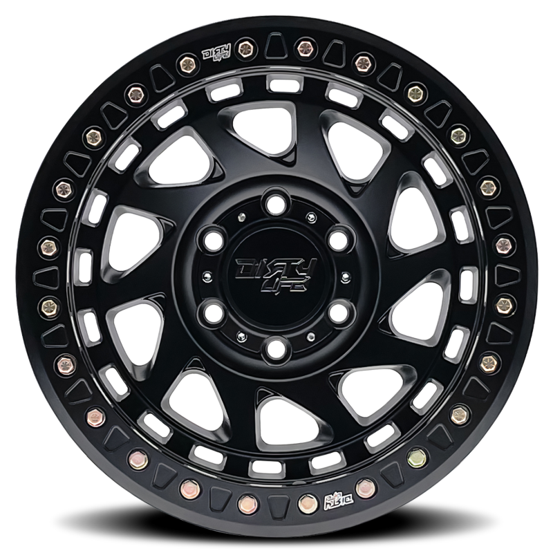 Dirty Life Wheels 9313 Enigma Race Series Matte Black Wheels 9313-7936MB38