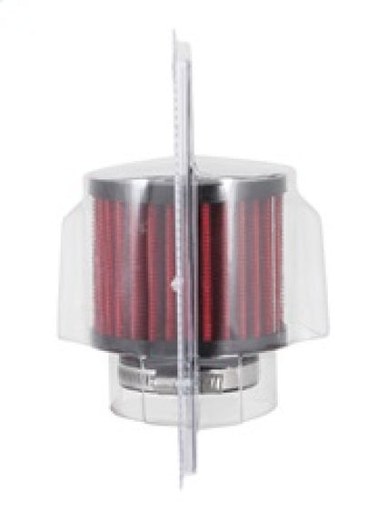 K&N 1.75 inch Vent 3 inch D 2.5 inch H Air Filter - Rubber Top 62-1470