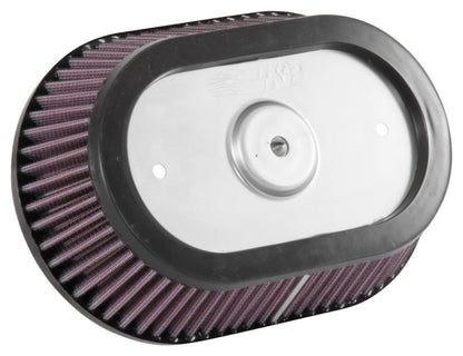 K&N Universal Custom Air Filter - Oval Shape 9.313in OD / 2.375 Height E-3988