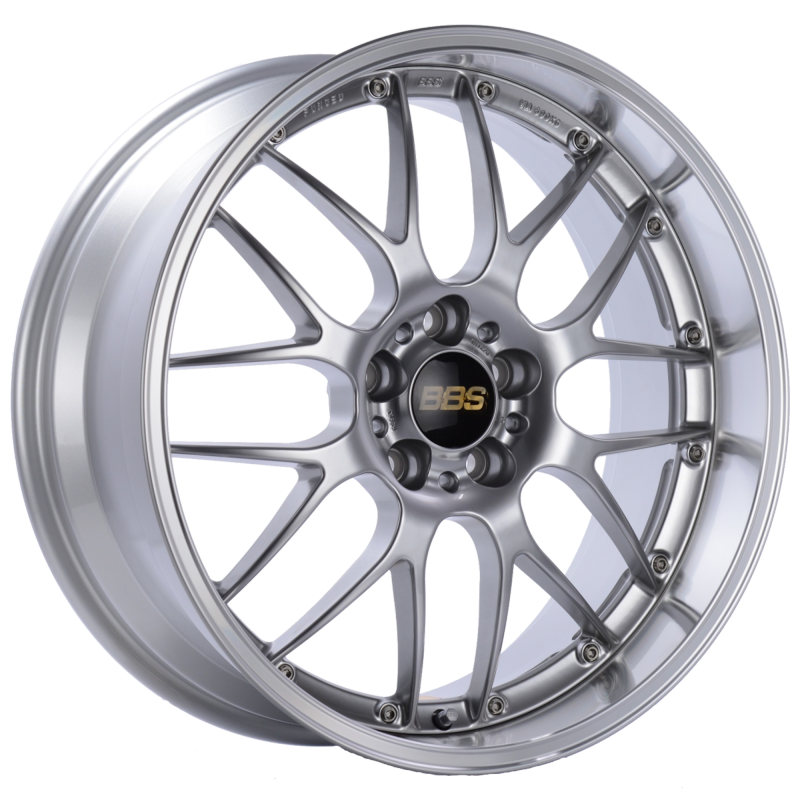 BBS RS-GT 18x11 5x130 ET45 CB71.6 Diamond Silver Center Diamond Cut Lip Wheel RS956HDSPK