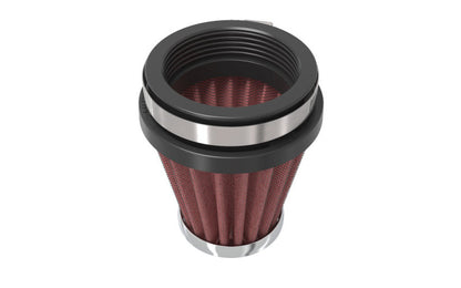 K&N Universal Chrome Filter 2 1/8 inch FLG / 3 inch Bottom / 2 inch Top / 3 inch Height RC-2330