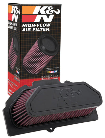 K&N 09-11 Suzuki GSXR 1000 Replacement Air Filter 11.063in L x 5.688in W x 3.375in H SU-1009
