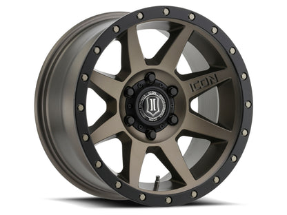 ICON Rebound Pro 17x8.5 6x5.5 0mm Offset 4.75in BS 106.1mm Bore Bronze Wheel 21817858347BR
