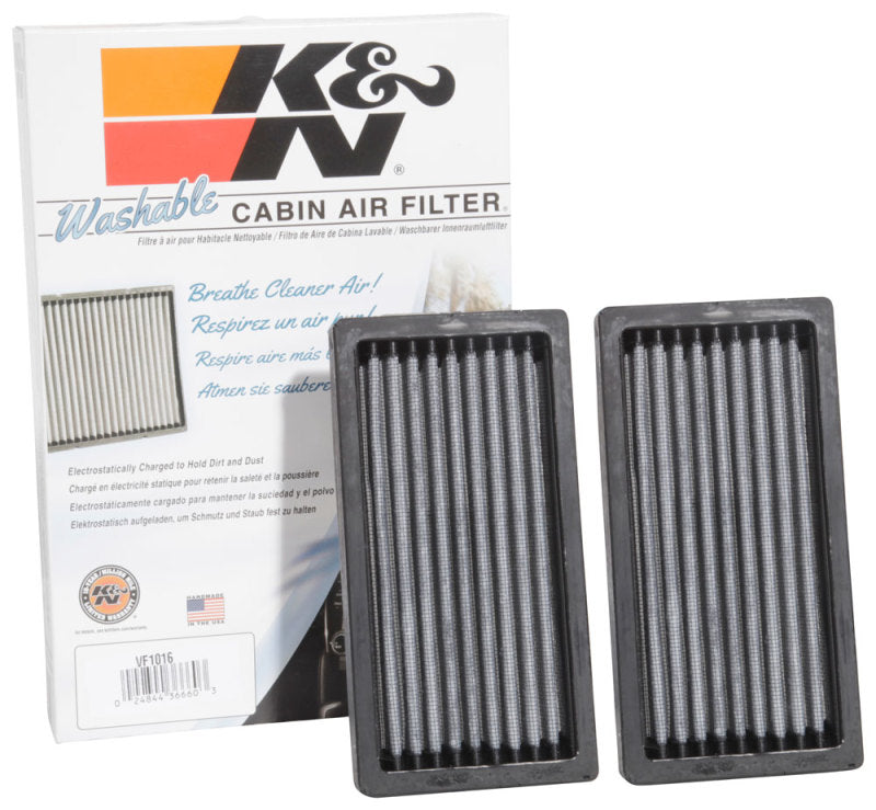K&N 08-12 Jeep Liberty V6-3.7L Cabin Air Filter (2 Per Box) VF1016