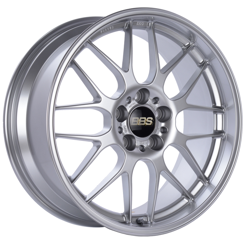 BBS RG-R 18x8.5 5x120 ET22 Diamond Silver Wheel -82mm PFS/Clip Required RG707HDSK