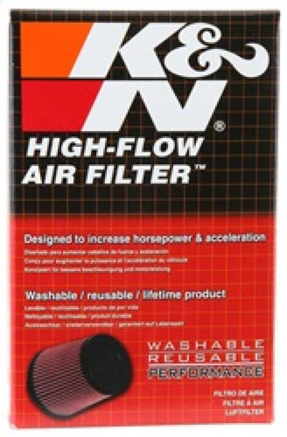 K&N Filter Universal Rubber Filter 2 3/4 inch 10 Degree Flange 4 inch OD 5 inch Height RU-1460