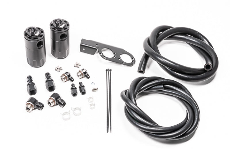 Radium Engineering Dual Catch Can Kit Nissan Z33 V35 VQ35DE/HR Fluid Lock 20-0729-FL