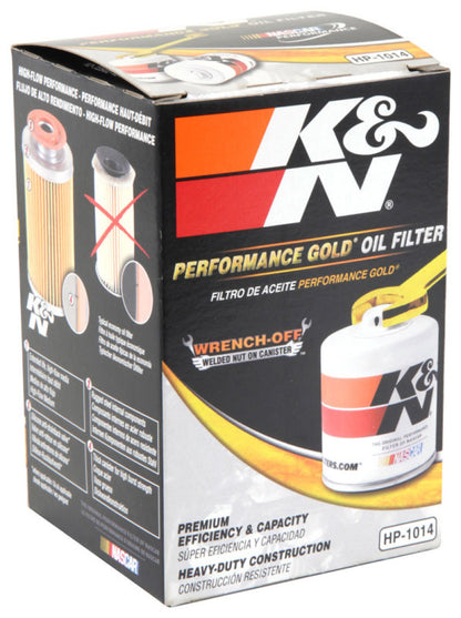 K&N Oil Filter OIL FILTER; AUTOMOTIVE HP-1014