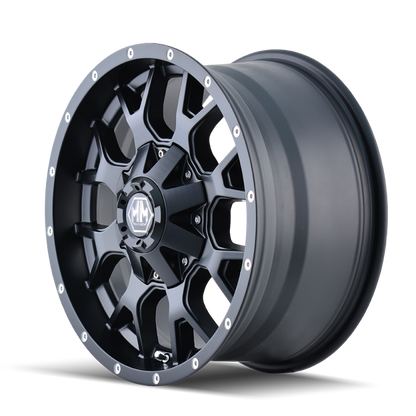 Mayhem Warrior 8015 Series Matte Black Wheels 8015-2152MB