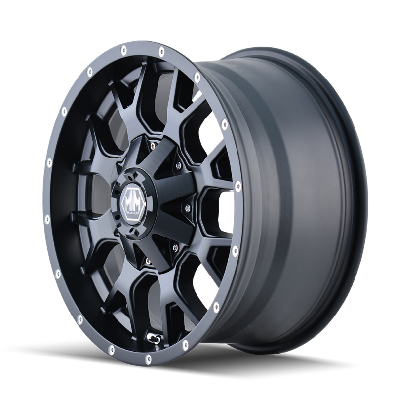 Mayhem Warrior 8015 Series Matte Black Wheels 8015-2976MB18