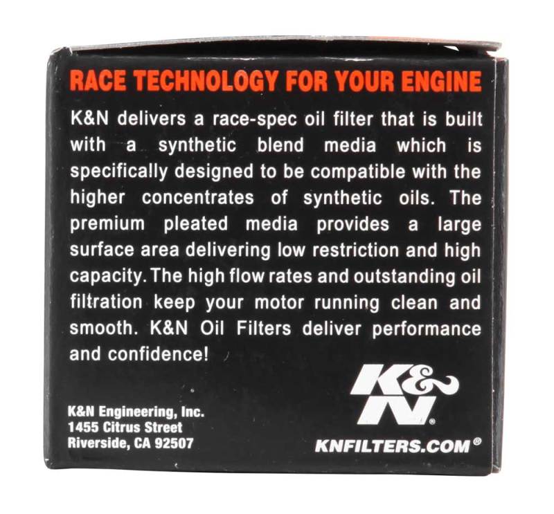 K&N Honda/Husqvarna 1.625in OD x .438in ID x 1.406in H Oil Filter KN-116