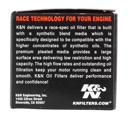 K&N Honda/Husqvarna 1.625in OD x .438in ID x 1.406in H Oil Filter KN-116