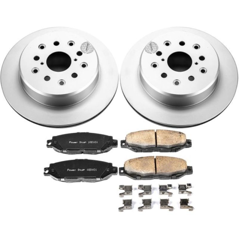 Power Stop Z17 Evolution Plus GEOMET Coated Brake Kits CRK3134