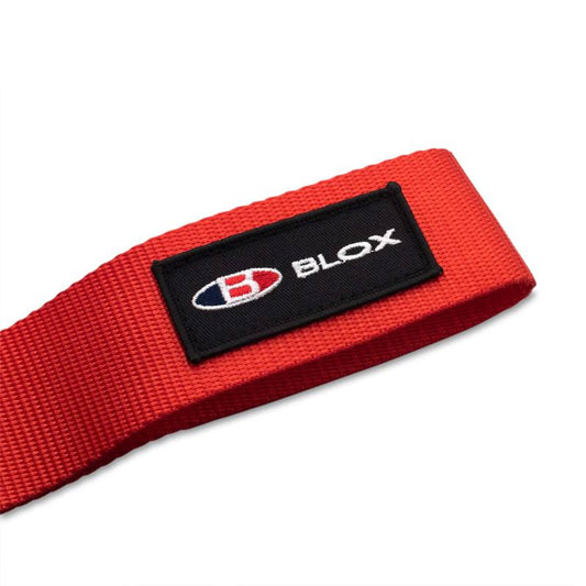 BLOX Racing Universal Tow Strap With BLOX Logo - Red BXAP-00034-RD