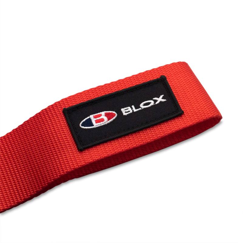 BLOX Racing Universal Tow Strap With BLOX Logo - Red BXAP-00034-RD