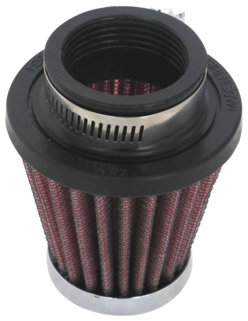 K&N Universal Round Tapered Chrome Filter 1.563in Flange ID x 3in Base OD x 2in Top OD x 3in H RC-2310