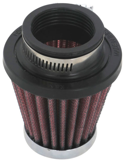 K&N Universal Round Tapered Chrome Filter 1.563in Flange ID x 3in Base OD x 2in Top OD x 3in H RC-2310