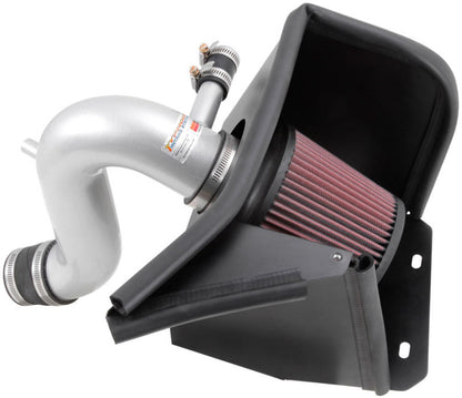 K&N 69 Series Typhoon Performance 13 Chrysler/Dodge 200/Avenger 2.4L Silver Cold Air Intake Kit 69-2549TS