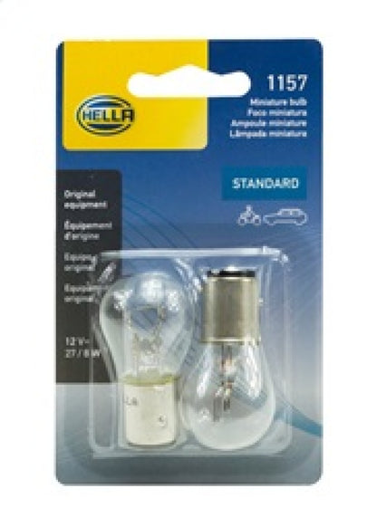 Hella Bulb 1157 12V 27/8W Ba9S S8 (2) 1157TB