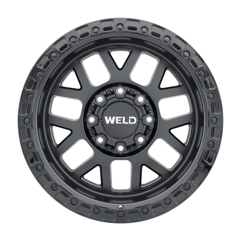 Weld Off-Road W104 20X9 Cinch 6X135 6X139.7 ET00 BS5.00 Satin Black / Gloss Black 106.1 W10409098500