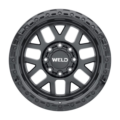 Weld Off-Road W104 20X9 Cinch 6X135 6X139.7 ET00 BS5.00 Satin Black / Gloss Black 106.1 W10409098500