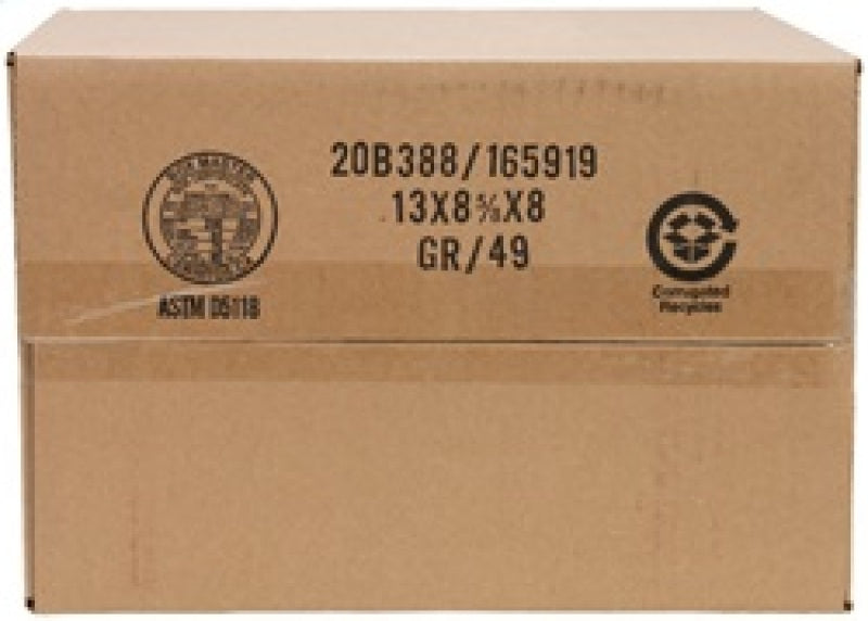 K&N Universal Filter with Carbon Fiber Top & Base-12in Base O/S Length x 6in Base O/S Width x 7in H RP-5103