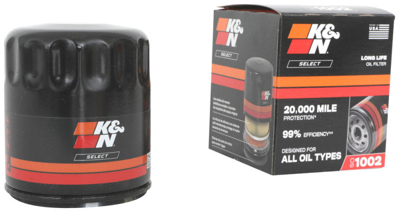 K&N 21-23 Ford Bronco 2.3L L4 / Ford Bronco Sport 1.5L L3 Spin-On Oil Filter SO-1002